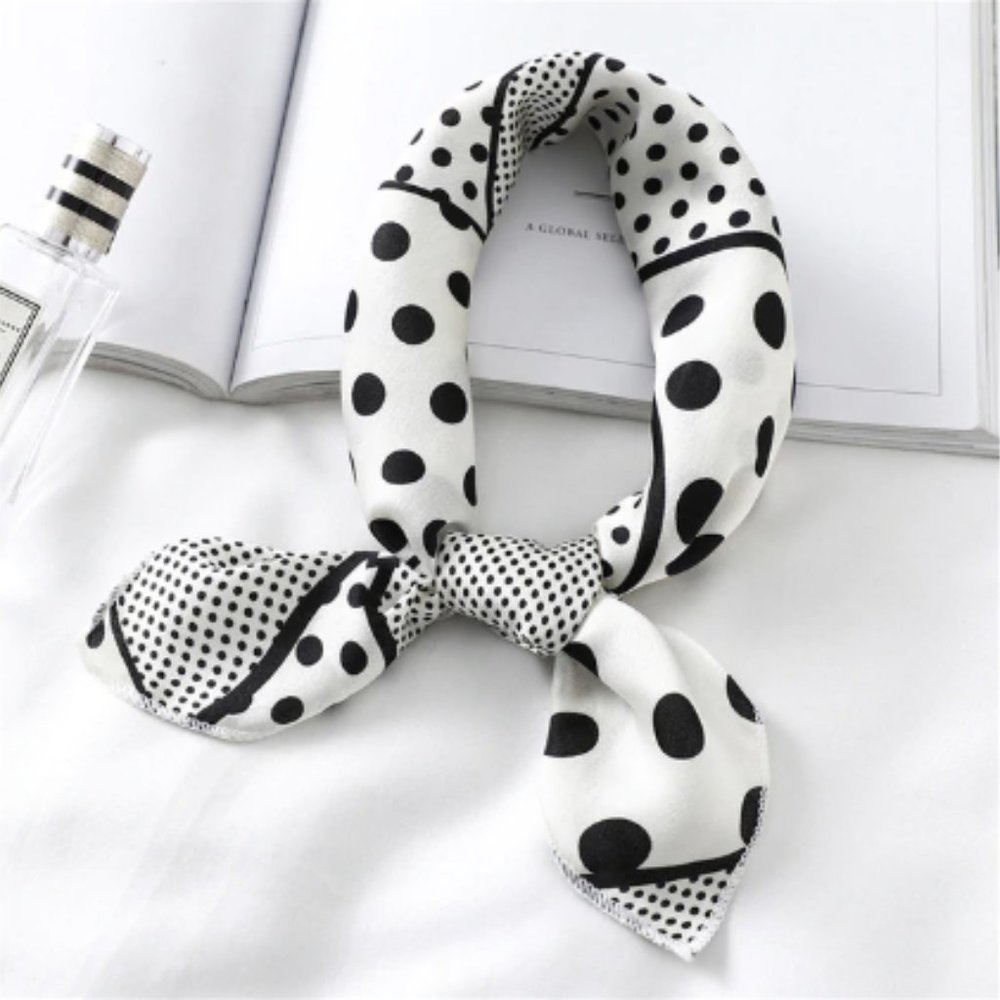 Silky Square Scarf for All Purpose
